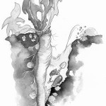 Un nain qui désherbe, illustration de Birgit Kilian-Debord